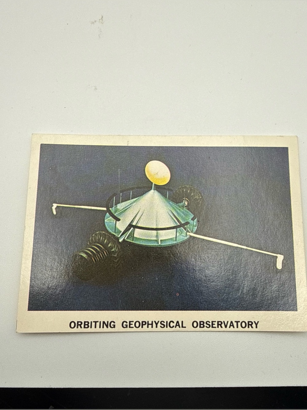 Orbiting Geophysical Observatory Trading Card - Blue/White Illustration card #2